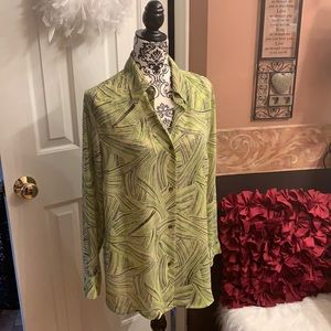 Size Medium Old Navy Geometric Pattern Blouse